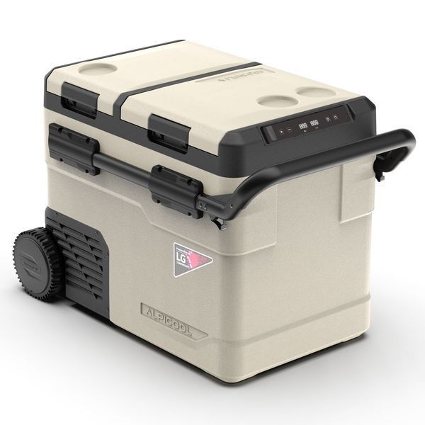 Компрессорный автохолодильник Alpicool TGBSW45 (LG). 47 литров. Двухкамерный. До -20℃. (12, 24, 220 вольт) TGBSW45LGP фото