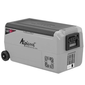 Компрессорный автохолодильник Alpicool T36 (LG). 34 литра. Двухкамерный. До -20℃. (12, 24, 220 вольт) T36LGP фото