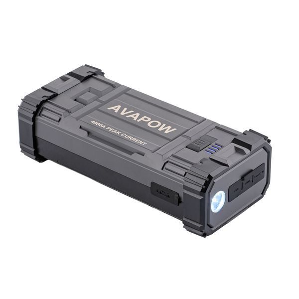 Пусковий пристрій Jump Starter для авто AVAPOW A58 (4000A) 71,04 Wh/19200mAh JSA58 фото