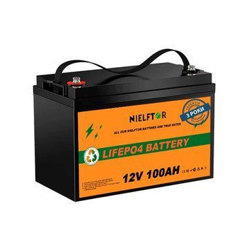 Литий-железо-фосфатный аккумулятор NIELFTOR LiFePO4 12.8V 100 Ah Smart (1280Wh) (BMS 100A) 123000801 фото