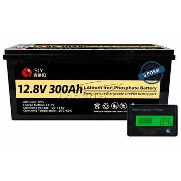 Литий-железо-фосфатный аккумулятор SJY LiFePO4 12V 300 Ah LCD (3840Wh) (BMS50/200A) 123000784 фото